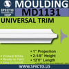 MD1131 Spectis Molding Nose Trim 1"P x 2 1/8"H x 144"L