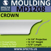 MD1208 Spectis Crown Molding Trim 14 1/4"P x 14 1/4"H x 144"L