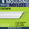 MD1225 Spectis Crown Molding Trim 6 1/8"P x 7 5/8"H x 144"L