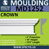 MD1252 Spectis Molding Head Trim 4"P x 10"H x 144"L