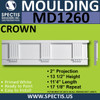 MD1260 Spectis Molding Case Trim 2"P x 13 1/2"H x 11' 4 3/4"L