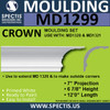 MD1299 Spectis Crown Molding Trim 7" P x 6 7/8" H x 144"L