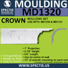 MD1320 Spectis Crown Molding Trim 7"P x 6 7/8"H x 78"L