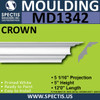 MD1342 Spectis Crown Molding Trim 5 1/16"P x 5"H x 144"L