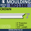 MD1388 Spectis Crown Molding Trim 4"P x 5"H x 144"L