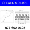 MD1401 Spectis Crown Molding 6 7/8"P x 6 1/8"H x 139 1/2"L