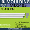 MD1405 Spectis Molding Base Cap Trim 1 7/8"P x 3"H x 144"L