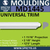 MD1445 Spectis Molding Base Cap Trim 1 7/8"P x 2 3/8"H x 144"L