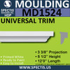MD1524 Spectis Molding Cap Trim 3 3/8"P x 5 1/2"H x 144"L