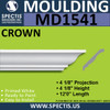 MD1541 Spectis Crown Molding Trim 4 1/8"P x 4 1/8"H x 144"L