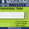 MD1554 Spectis Molding Base Trim 1 1/8"P x 6 13/16"H x 144"L