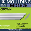 MD1626 Spectis Crown Molding Trim 4 7/8"P x 5 1/4"H x 144"L