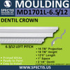 MD1701L-6.5/12 Pitch Spectis Crown 16.87"P x 19.87"H x 144"L
