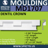 MD1707 Spectis Molding Dentil Trim 3 3/4"P x 12"H x 144"L