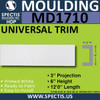 MD1710 Spectis Molding Post Beam Trim 3"P x 6"H x 144"L