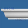 MD1733 Spectis Crown Molding Trim 2 1/2"P x 3 3/4"H x 144"L