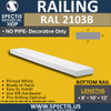 RAL2103B 7" W x 12' Long Bottom Decorative Railing