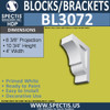 BL3072 Eave Block or Bracket 10.75"W x 8.2"H x 10.75" P