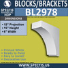 BL2978 Eave Block or Bracket 6"W x 15"H x 15" P