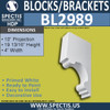 BL2989 Eave Block or Bracket 4"W x 20"H x 10" P