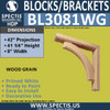 BL3081-WG Eave Block or Bracket 8"W x 41.25"H x 42" P