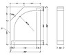 BL3087 Spectis Eave Block or Bracket 5.25"W x 32"H x 24" Projection