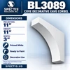 BL3089 Cove Decorative Eave Corbel 3"W x 11"H x 11"P