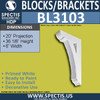 BL3103 Eave Block or Bracket 6"W x 36"H x 20" P