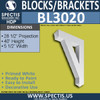 BL3020 Eave Block or Bracket 5.5"W x 40"H x 28.5" P