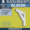 BL3036 Eave Block or Bracket 6"W x 42"H x 36" P