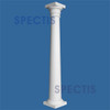 CLM100-8-12 Smooth Tapered Column 8" x 144"