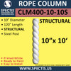 CLM400-10-10S Rope Column 10" x 120" STRUCTURAL