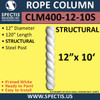 CLM400-12-10S Rope Column 12" x 120" STRUCTURAL