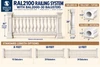 30 inch baluster, 41 inch tall section