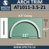 AT1011-3.5-21 Arch Top Circle 3.5" Wide - Fits 21" Opening