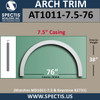 AT1011-7.5-76 Arch Top Circle Fits 76" Opening