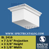 BL2416 Eave Block 7 3/4" P  3 3/8"H 5 1/8"