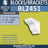 BL2451 Eave Block or Bracket 7.25"W x 10"H x 12.5" P