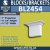 BL2454 Eave Block or Bracket 17.5"W x 11.25"H x 7" P