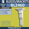 BL2460 Eave Block or Bracket 7.75"W x 17"H x 6.75" P
