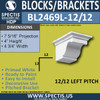 BL2469L-12/12 Pitch Eave Bracket 4"W x 4"H x 8" P