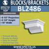 BL2486 Eave Block or Bracket 10"W x 5.25"H x 8.5" P