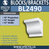 BL2490 Eave Block or Bracket 12"W x 12"H x 10" P