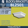 BL2501 Eave Block or Bracket 9.25"W x 2.5"H x 7.75" P