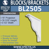 BL2505 Eave Block or Bracket 3.5"W x 19"H x 15" P