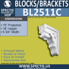 BL2511C Eave Block or Bracket 5.75"W x 17.75"H x 15" P
