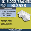 BL2538 Eave Block or Bracket 7.5"W x 6.5"H x 13.25" P