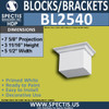 BL2540 Eave Block or Bracket 5.5"W x 4"H x 3.75" P