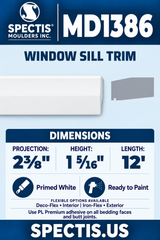 Spectis Window Sill and Brick Mould