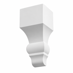 BL2544 Turned Pendant Block 3.5"W x 7"H x 3"P — white background product image